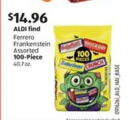 Aldi Ferrero Frankenstein Assorted 100-Piece offer