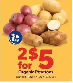 Save a Lot Organic Potatoes offer