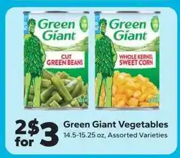 Save a Lot Green Giant Vegetables offer