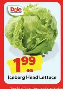 Save a Lot Iceberg Head Lettuce offer