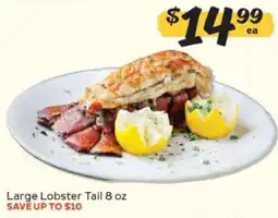 Winn Dixie Large Lobster Tail 8 oz offer