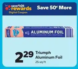 Save a Lot Triumph Aluminum Foil offer