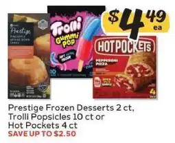 Winn Dixie Prestige Frozen Desserts, Trolli Popsicles, Hot Pockets offer