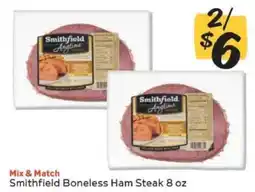 Winn Dixie Smithfield Boneless Ham Steak 8 oz offer