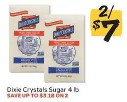 Winn Dixie Dixie Crystals Sugar 4 lb offer