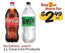 Winn Dixie 2 L Coca-Cola Products offer