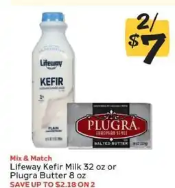 Winn Dixie Lifeway Kefir Milk 32 oz or Plugra Butter 8 oz offer