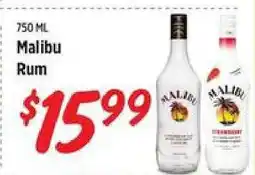 Rouses Malibu Rum offer