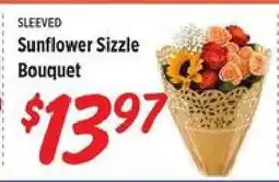 Rouses Sunflower Sizzle Bouquet offer