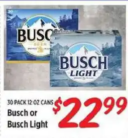 Rouses Busch or Busch Light offer