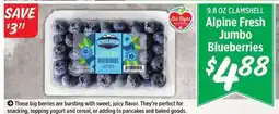 Rouses Alpine Fresh Jumbo Blueberries offer