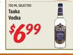 Rouses Taaka Vodka offer