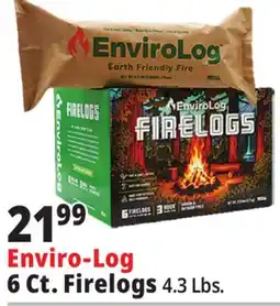 Ocean State Job Lot Enviro-Log Earth Friendly Fire Logs 6 Count offer