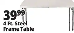 Ocean State Job Lot Enduro 4' Steel Frame Folding Table offer