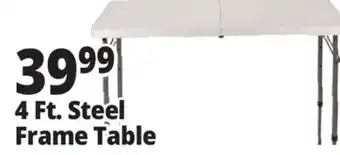 Ocean State Job Lot Enduro 4' Steel Frame Folding Table offer