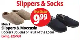 Ocean State Job Lot Men's Slippers & Moccasin offer