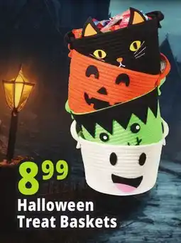 Ocean State Job Lot Braided Fabric Halloween Trick-Or-Treat Baskets offer