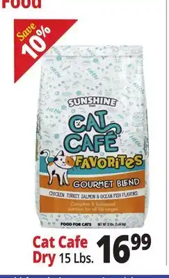 Ocean State Job Lot Sunshine Cat Café Dry Cat Food offer