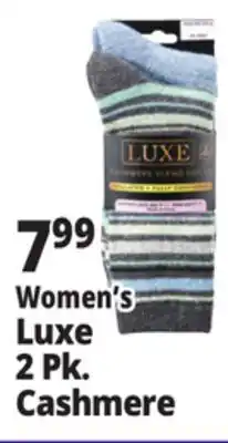 Ocean State Job Lot Luxe Women's Cashmere Blend Insulated Socks offer