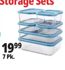 Ocean State Job Lot Home Living 7-Piece Glass Storage Set offer
