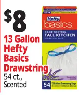 Ocean State Job Lot 13 Gallon Hefty Basics Drawstring offer