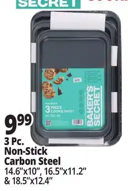 Ocean State Job Lot 3 Pc. Non-Stick Carbon Steel offer