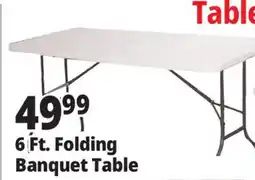 Ocean State Job Lot Enduro 6' Folding Banquet Table offer