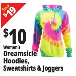 Ocean State Job Lot Women's Dreamsicle Hoodies, Sweatshirts & Joggers offer