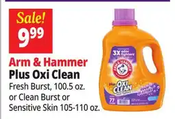 Ocean State Job Lot Arm & Hammer Plus Oxi Clean Stain Fighters Detergent 100.5 oz offer