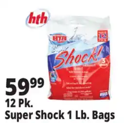 Ocean State Job Lot HTH Super Shock Pool Shock Treatment 12 Count offer