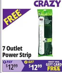 Ocean State Job Lot 7 Outlet Power Strip offer