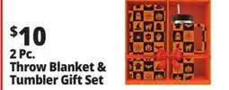 Ocean State Job Lot 2 Pc. Throw Blanket & Tumbler Gift Set offer