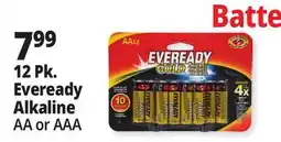 Ocean State Job Lot 12 Pk. Eveready Alkaline AA or AAA offer