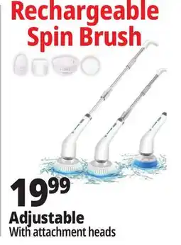 Ocean State Job Lot Rechargeable Spin Brush offer