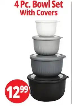 Ocean State Job Lot Bowl Set With Covers offer