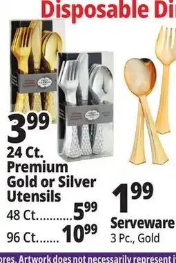 Ocean State Job Lot Smith & Callahan 48-Piece Elegant Gold Premium Cutlery Set offer