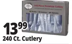 Ocean State Job Lot Smith & Callahan 240-Piece Premium Cutlery Clear offer