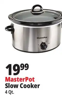 Ocean State Job Lot MasterPot Slow Cooker 4 Qt offer