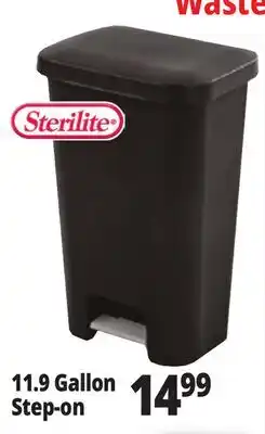 Ocean State Job Lot Sterilite Undersink Wastebasket offer