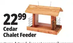 Ocean State Job Lot Yankee Trader Chalet Feeder with Twin Suet Cages offer