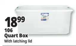 Ocean State Job Lot Sterilite Latch Top Storage Box 106 Qt offer
