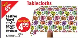 Ocean State Job Lot Tablecloths offer