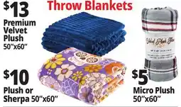 Ocean State Job Lot Throw Blankets offer