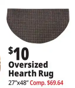 Ocean State Job Lot Oversized Hearth Rug 27 x 48 offer