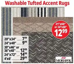 Ocean State Job Lot Washable Tufted Accent Rug offer