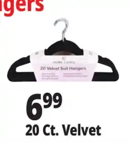 Ocean State Job Lot HomeLiving Velvet Suit Hangers 20 Count offer