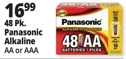 Ocean State Job Lot Panasonic Alkaline Plus Power AA Batteries 48 Count offer