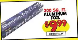 Ollie's ALUMINUM FOIL offer