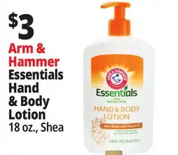 Ocean State Job Lot Arm & Hammer Shea Butter Hand & Body Lotion 18 fl oz offer