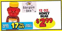 Ollie's Bargain Bee HONEY BEAR offer